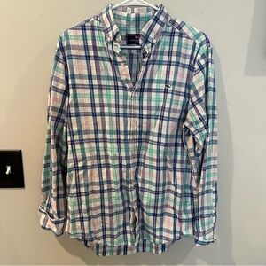 Vineyard Vines Button Down Shirt medium whale shirt